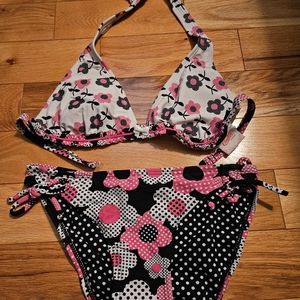 Candies Floral Polka Dot Bikini
